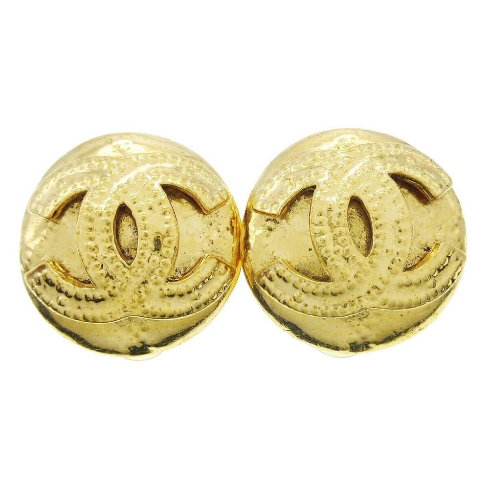 Chanel CC Button Clip-On Metal
